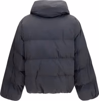 Black Viscose Full-Length Jacket 2