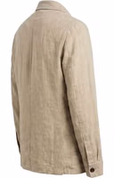 Beige Linen Men Jacket 2