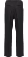 Black Polyester Casual Pants 2
