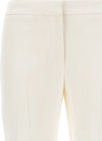 White Viscose Casual Pants 3