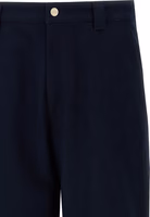 Blue Cotton Casual Pants 3