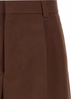 Brown Wool Bermuda Shorts 3