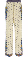 White Viscose Casual Pants 2