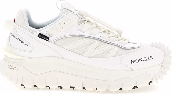 White Polyamide Athletic Sneakers