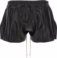 Black Lamb Leather Bermuda Shorts 2
