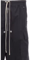 Black Cotton Cargo Pants 3