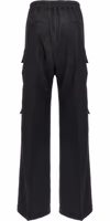 Black Wool Cargo Pants 2