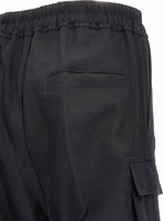 Black Wool Cargo Pants 4