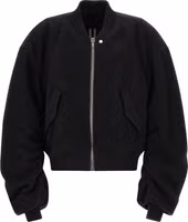 Black Virgin Wool Bomber 1