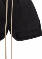 Black Lamb Leather Bermuda Shorts 3