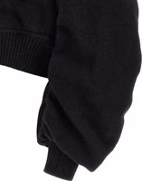 Black Virgin Wool Bomber 4