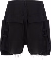 Black Wool Bermuda Shorts 2