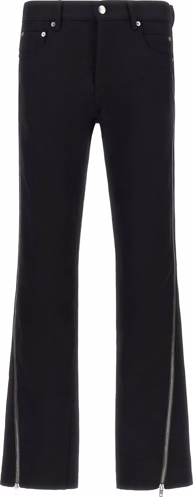 Black Virgin Wool Pants