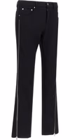 Black Virgin Wool Pants 3