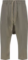 Gray Cotton Cropped Pants 1