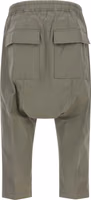 Gray Cotton Cropped Pants 2