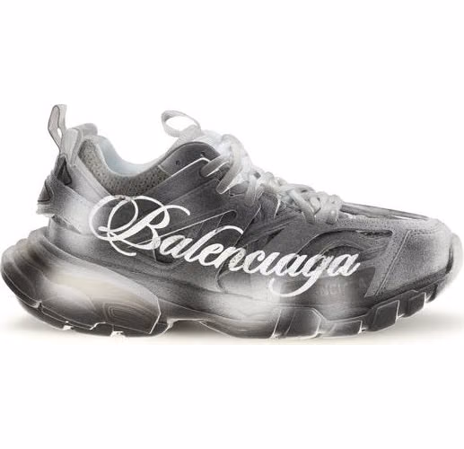 Gray Polyamide Athletic Sneakers