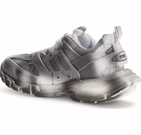 Gray Polyamide Athletic Sneakers 3