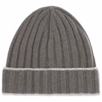 Bicolor Cashmere Beanie 1