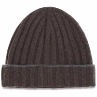 Brown Cashmere Beanie 2