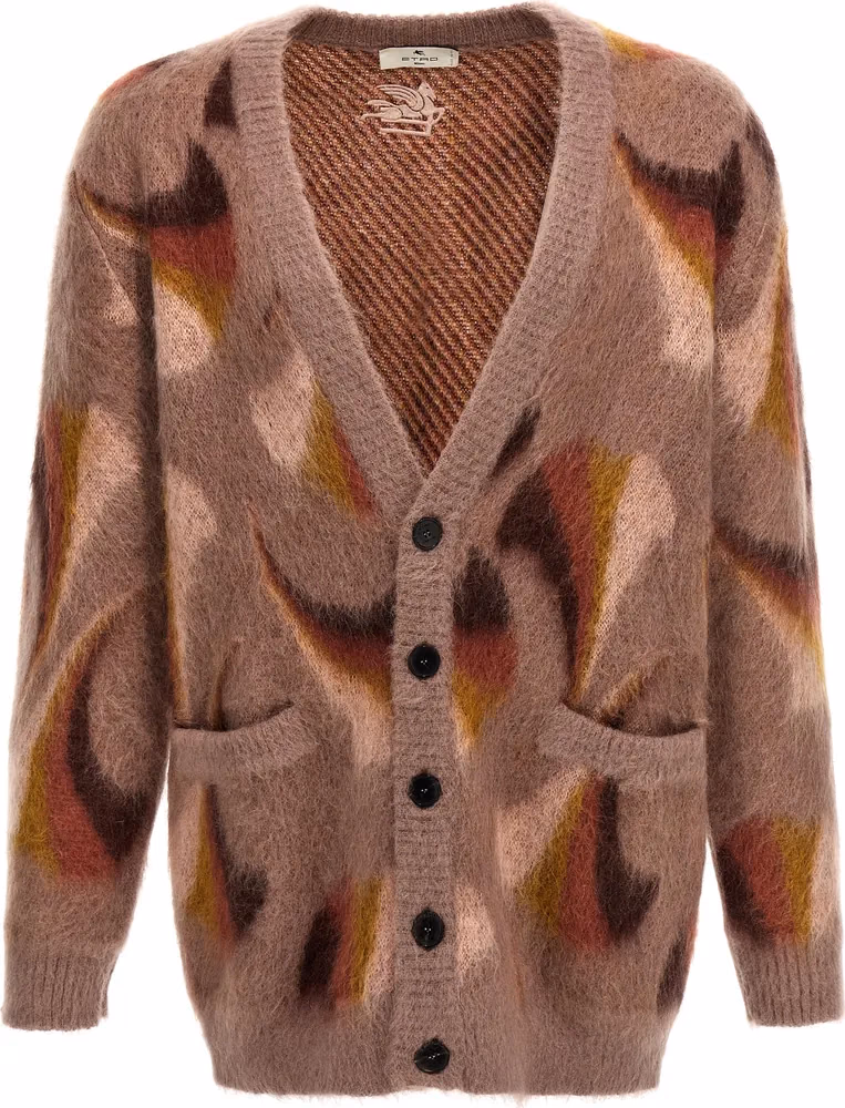 Multicolor Wool Cardigan