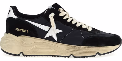 Bicolor Polyester Athletic Sneakers