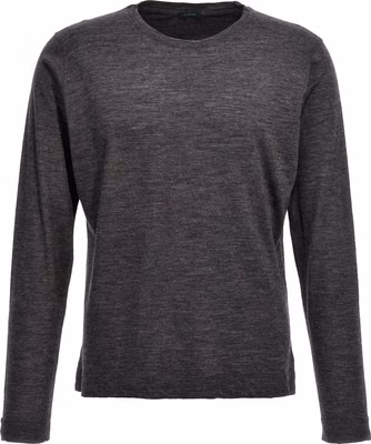 Gray Virgin Wool Cardigan