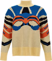 Multicolor Virgin Wool Cardigan 1