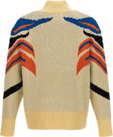 Multicolor Virgin Wool Cardigan 2