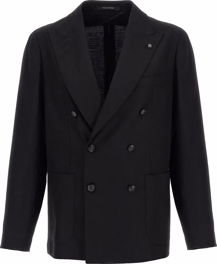 Black Virgin Wool Blazer