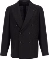 Black Virgin Wool Blazer 1