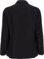 Black Virgin Wool Blazer 2