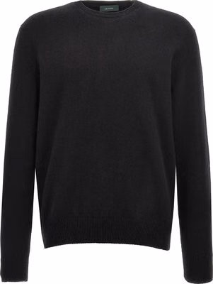Black Virgin Wool Cardigan
