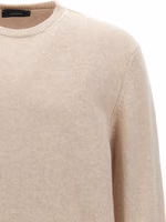 Beige Virgin Wool Cardigan 3