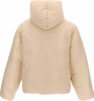 White Polyamide Full-Length Jacket 2