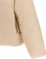 White Polyamide Full-Length Jacket 4