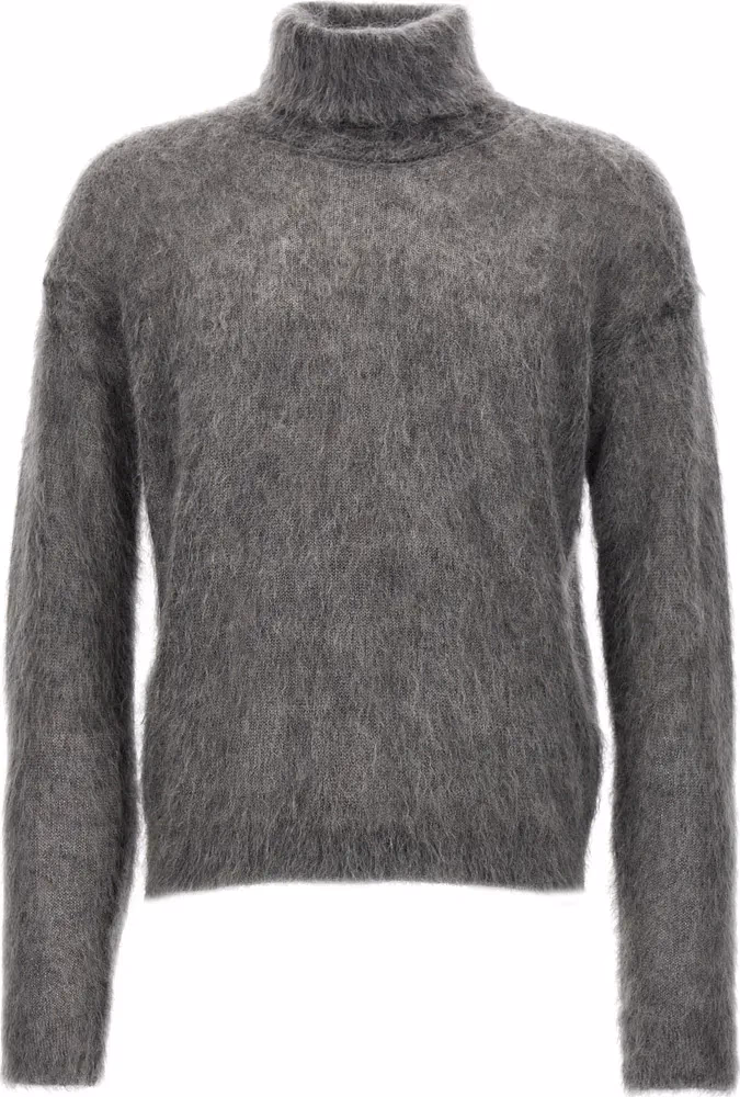 Gray Wool Cardigan