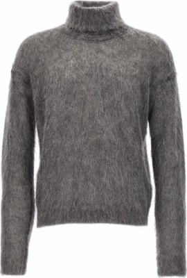 Gray Wool Cardigan