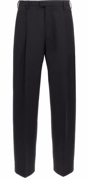 Black Polyester Dress Pants