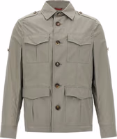 Bicolor Cotton Shell Jacket 1