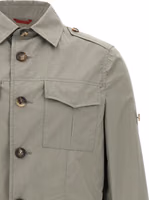 Bicolor Cotton Shell Jacket 3