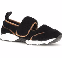 Black Polyamide Athletic Sneakers 2