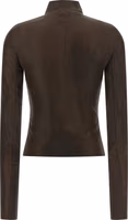 Brown Lamb Leather Leather Jacket 2