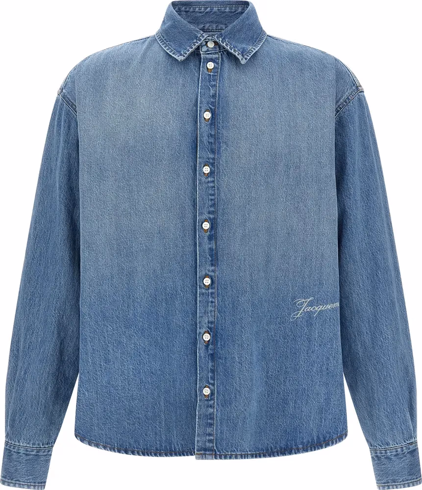 Blue Cotton Blouse