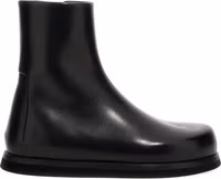 Black Calfskin Ankle Boots 1