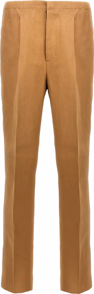 Beige Paper Casual Pants