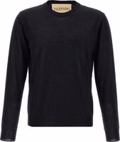 Black Virgin Wool Cardigan 1
