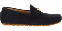Black Calfskin Slip-On Loafers 1