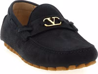 Black Calfskin Slip-On Loafers 2