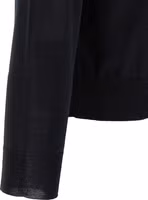 Black Virgin Wool Cardigan 4